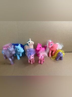 Beautiful Colorful Kids Pony’s Toy Set -